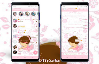 Anime Girl Theme For YOWhatsApp & Fouad WhatsApp By Driih Santos