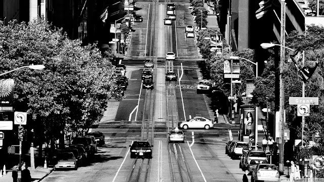 Black and White cityscapes California San Francisco HD Wallpaper
