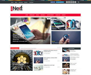 Technext Magazine Blogger Template 