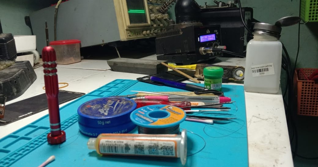 60 Alat Servis HP Dasar Lengkap. Fungsi dan Harganya