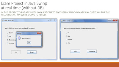 Exam Project in Java Swing at real time - open source java project - New System Technology