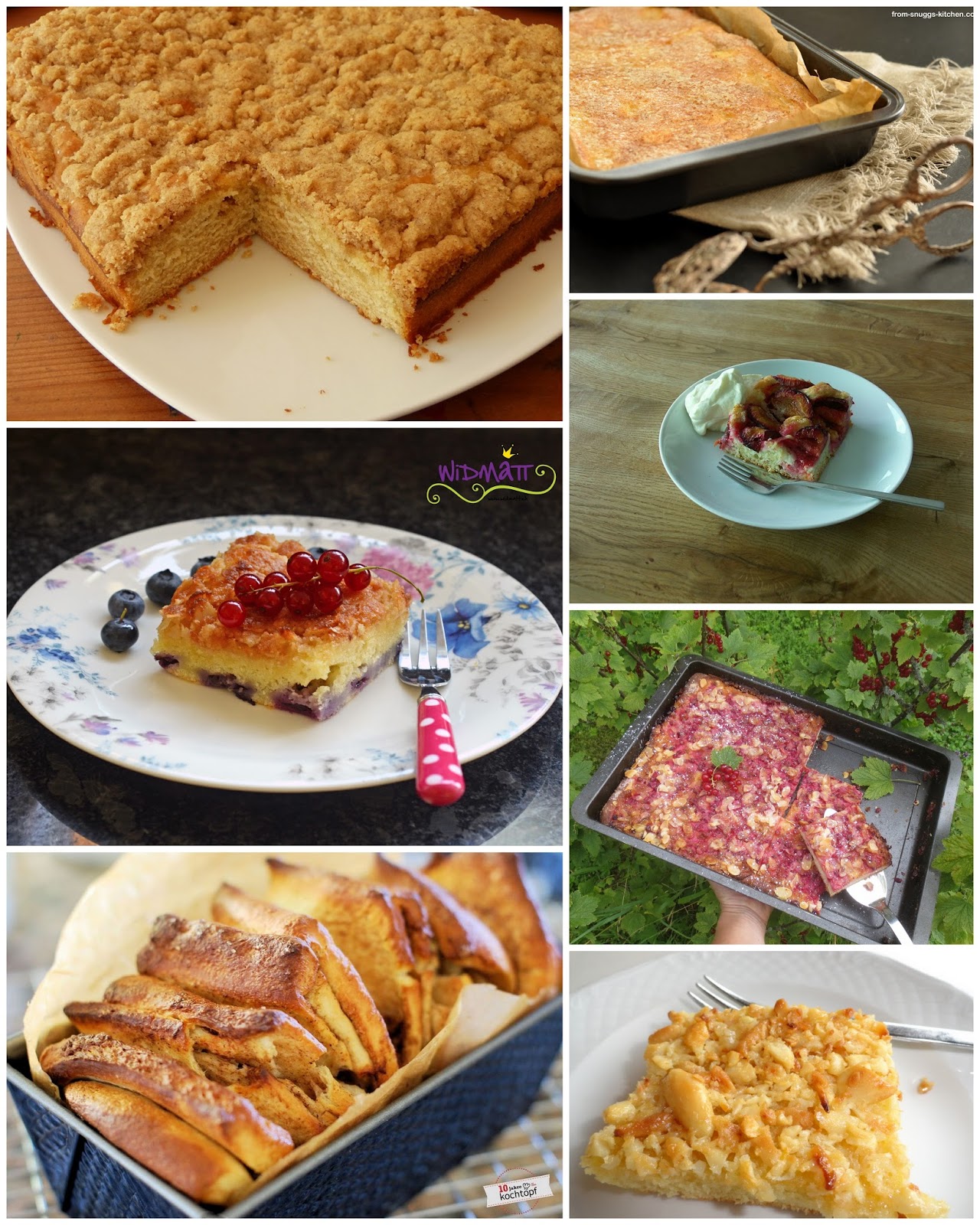 Wir retten was zu retten ist: Butterkuchen - Collage von Sandra fromsnuggskitchen