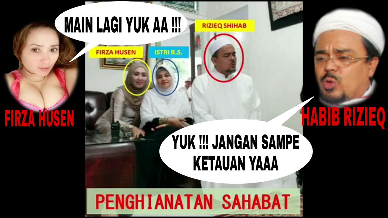 Kumpulan Meme Habib Rizieq Asik Dengan Firza Husein