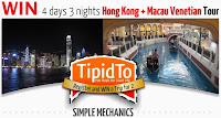 Win Trip to Hong Kong + Macau Venetian Tour!