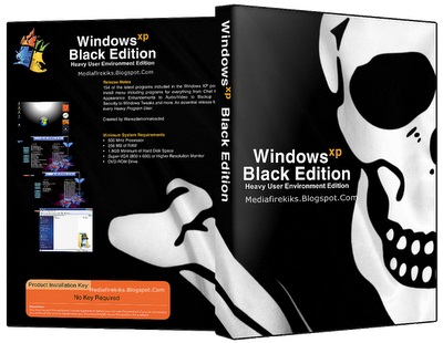 تحميل ويندوز اكس بي النسخة السوداء Windows XP Pro SP3 Black Edition