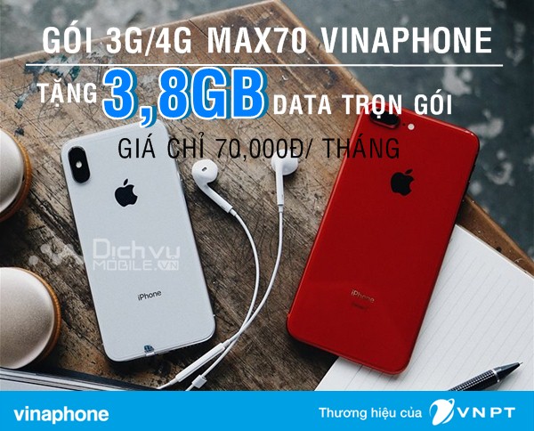 Hướng dẫn cách đăng ký gói cước Max70 của Vinaphone