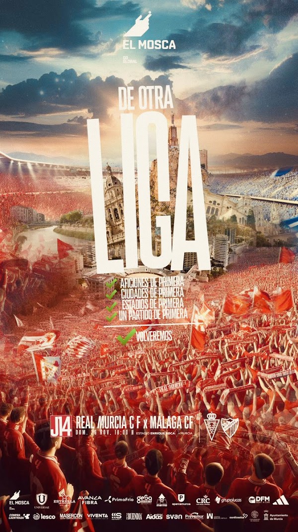 Real Murcia - Málaga, un partido de "Primera"