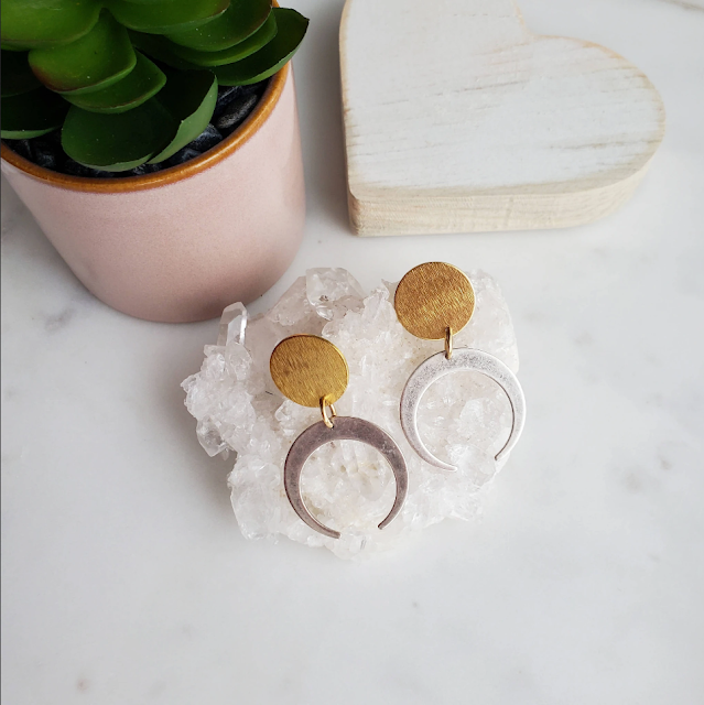 Jennifer Machell Studios Moon Earrings