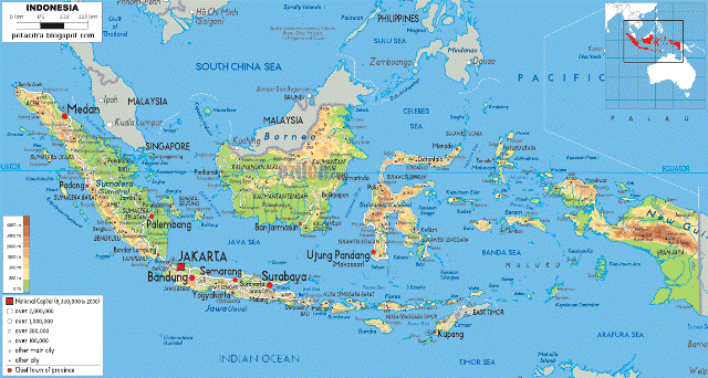  Batas  Batas  Wilayah Indonesia  di Sebelah Utara Timur 