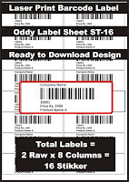 Oddy Barcode Label Purchase Link on Amazon