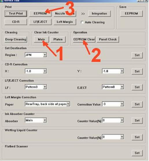 Canon MP258 Error 5B00 Atau P07