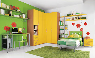 green bedroom 