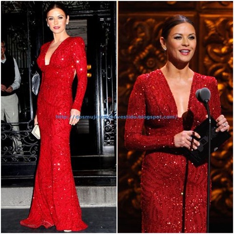 Catherine Zeta-Jones on stage during the 65th Annual Tony Awards3