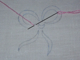 Shadow stitch - Punto ombra