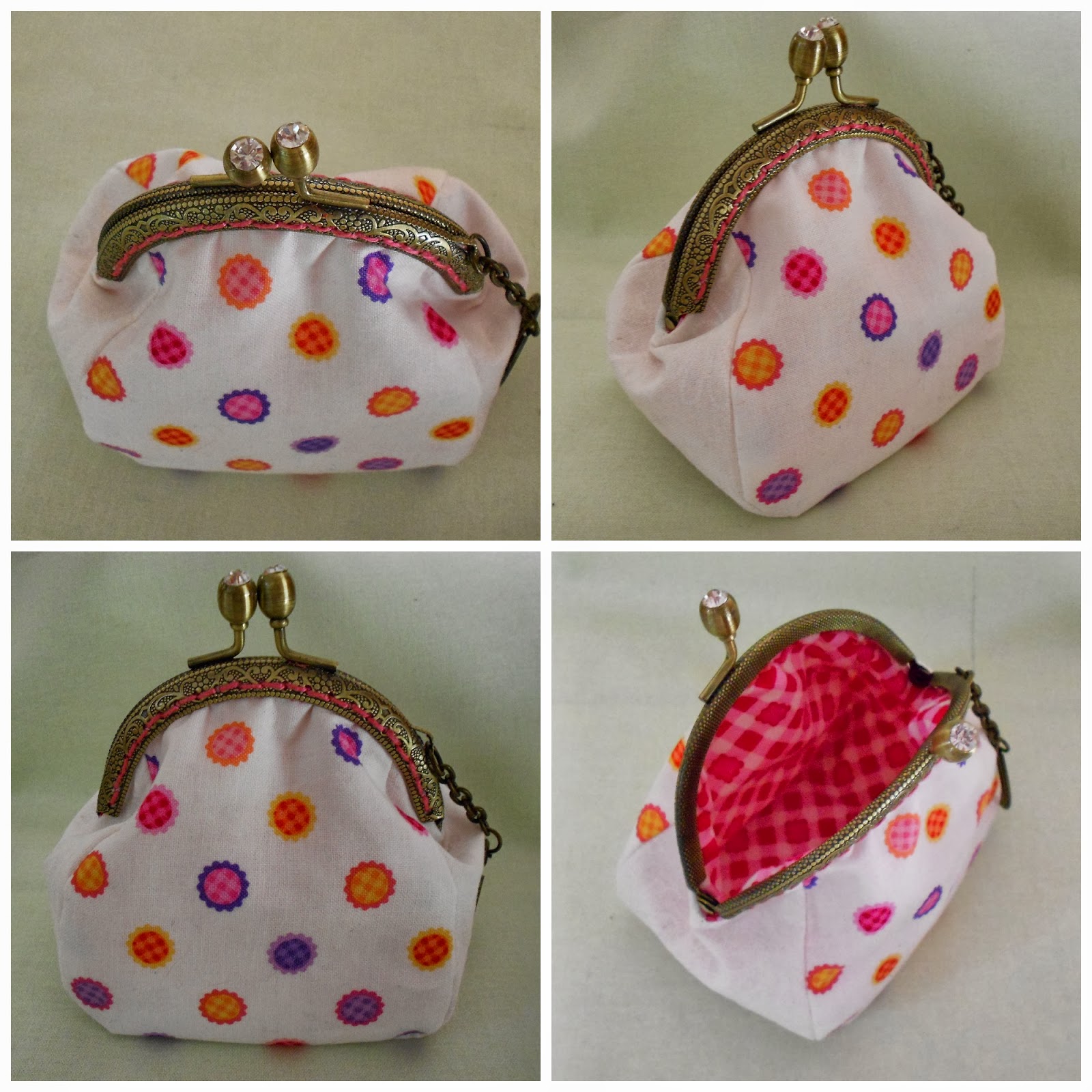 How to Make a Coin Purse with a Metal Frame | Polka Dot Chair