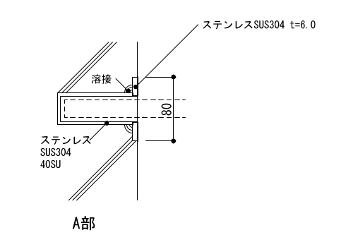 9-34-1　片開き戸　かんぬき取合いA