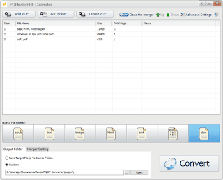 برنامج تحويل PDF إلى صور وتنسيقات أخرى PDFMate PDF Converter Free