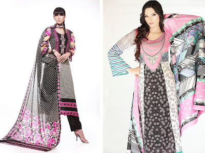 Barkha And Batik Lawn Collection 2012 By Moon Textiles,