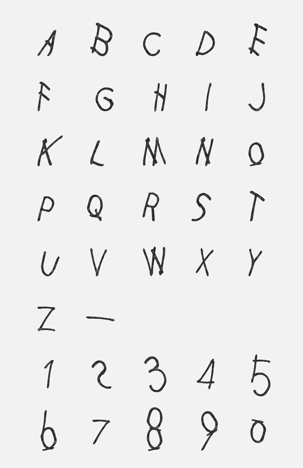 Font Terbaru Untuk Desain Grafis - Late Regular Font Letters