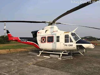 BNPB Kirimkam Dua Helikopter Jenis Bell Untuk Padamkan Api Di Gunung Ciiremai BNPB Kirimkam Dua Helikopter Jenis Bell Untuk Padamkan Api Di Gunung Ciiremai