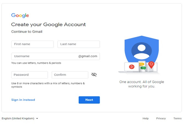 GMAIL ACCOUNT CREATE KARNE KE STEPS