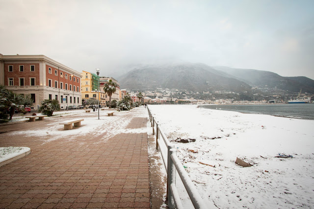 Nevicata a Castellammare di Stabia