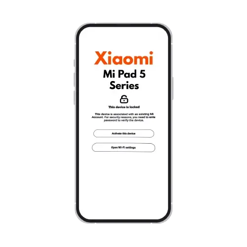 Xiaomi Mi Account Removal Service Mi Pad 5