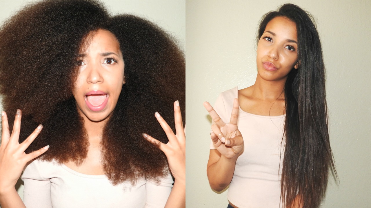 How To Straighten Natural Hair Safely CurlyNikki Natural Hair Care