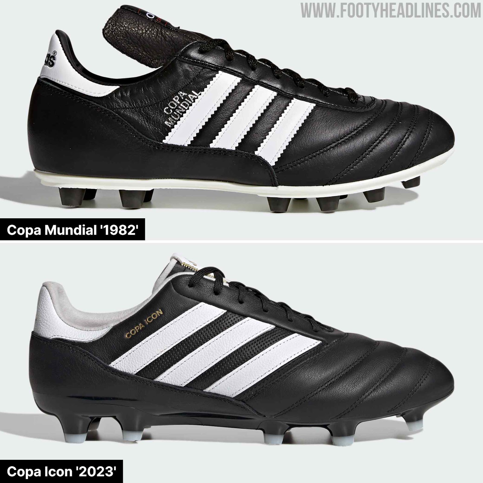 Football Boots Adidas Copa Icon FG Core Black-White-Gold Metallic ...