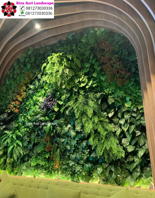 Risa Asri Landscape - Galeri Vertical Garden Tanaman Daun Asli & Palsu Atau Plastik Sintetis Artifisial