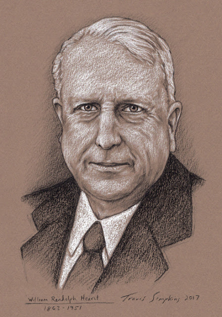 William Randolph Hearst. 1863-1951. Hearst Castle. San Simeon, California. by Travis Simpkins