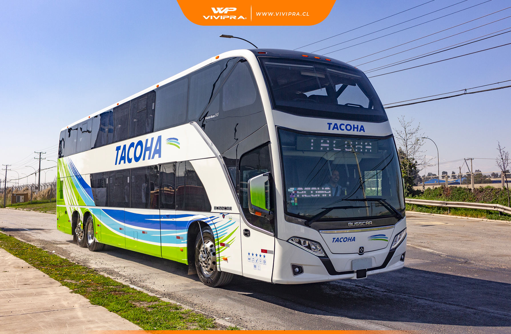 Busscar Vissta Buss DD Scania Tacoha Chile