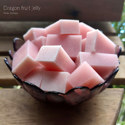 Dragon fruit jelly