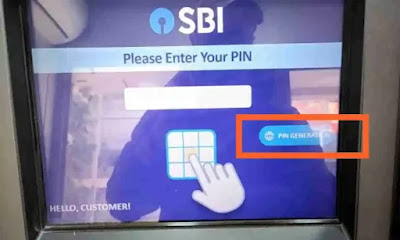 sbi atm pin generation