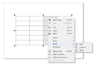 Tutorial Hapus Kolom Tabel di Corel Draw