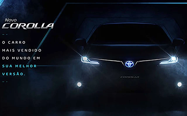 Toyota confirma Novo Corolla 2020 brasileiro com design europeu