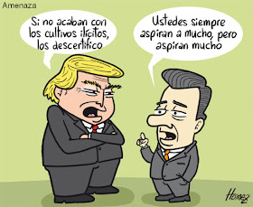 Resultado de imagen para Juan Manuel Santos Trump cartoons