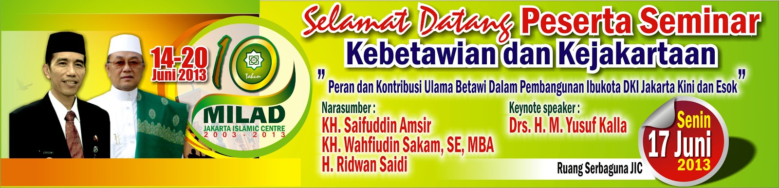 Desain Spanduk Training QLP - UMI HILWA