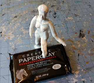 creative paper clay tutorial figure sculpting