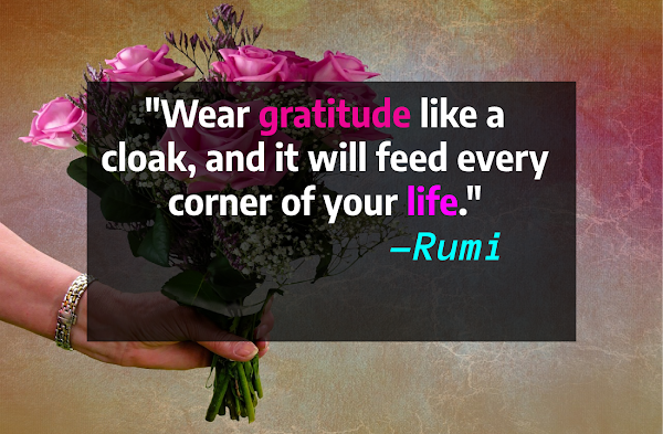 Gratitude cloak quote