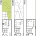 PLANOS PARA TERRENO LARGO RECTANGULAR DE FACHADA ANGOSTA EN 3 NIVELES