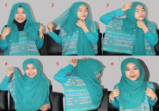 Tutorial Hijab Paris Terbaru Trend Baju Muslimah 