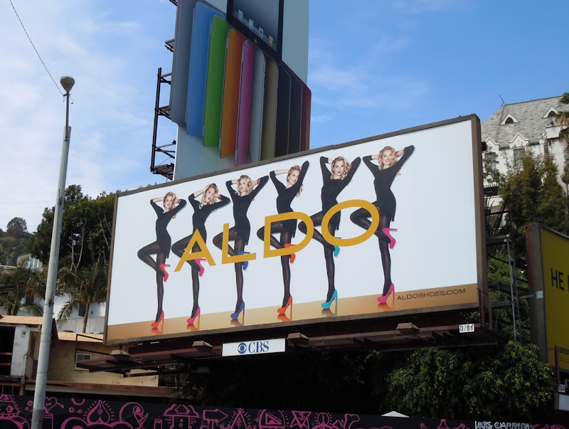 Aldo Shoes Lily Donaldson billboard