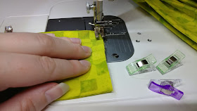 Sewing pleats for homemade face mask