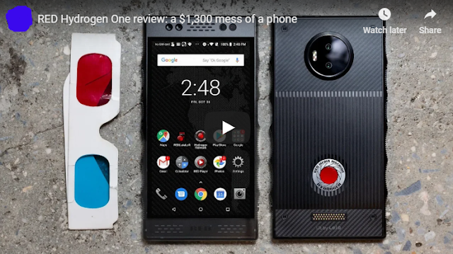 Red Hydrogen One Hologaraphic smarts phone launch on November | Red Hydrogen One