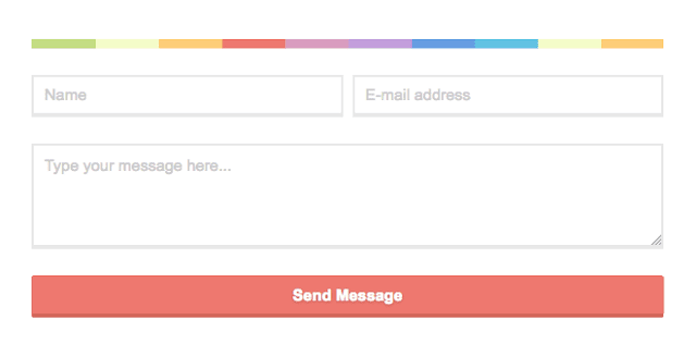 colorful contact form for Blogger