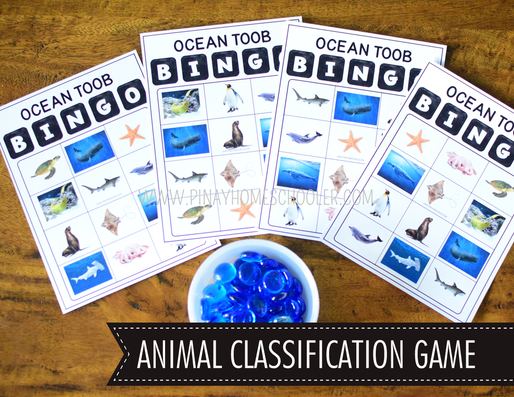 Ocean Theme Toob Printable Learning Materials