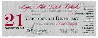 A.D. Rattray Cask Selection label