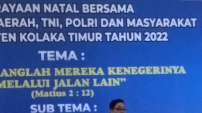 Perayaan Natal Bersama Pemda Koltim Berlangsung Sukses 