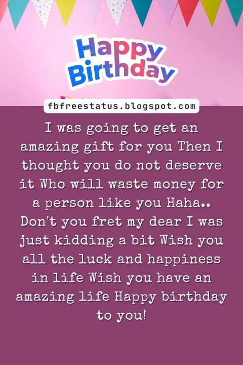 Funny Birthday Wishes